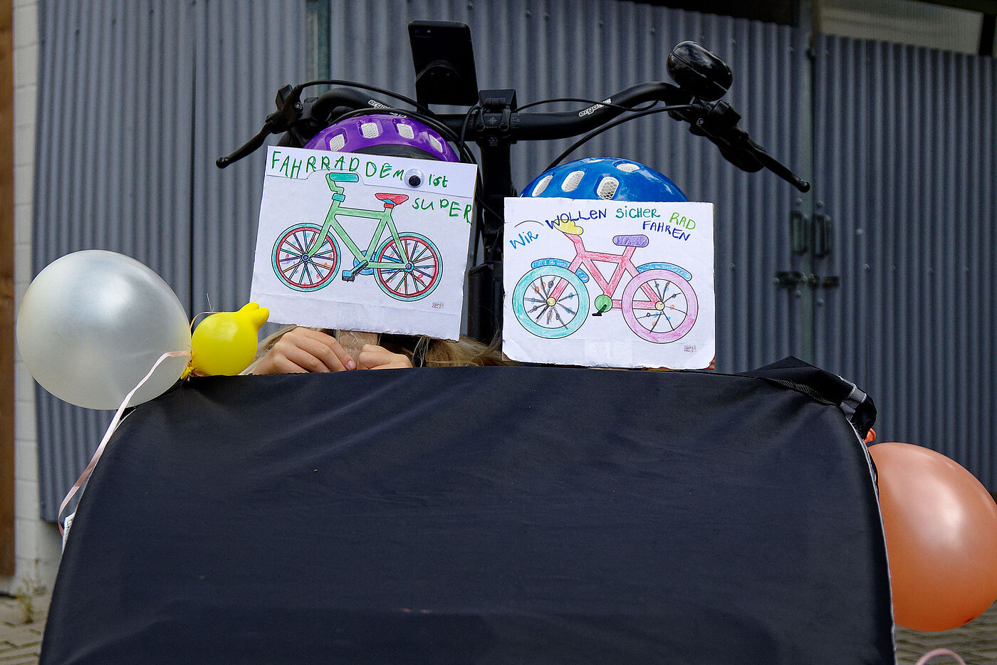 Kidical Mass Sept 2023 Kinder wollen sicher Radfahren