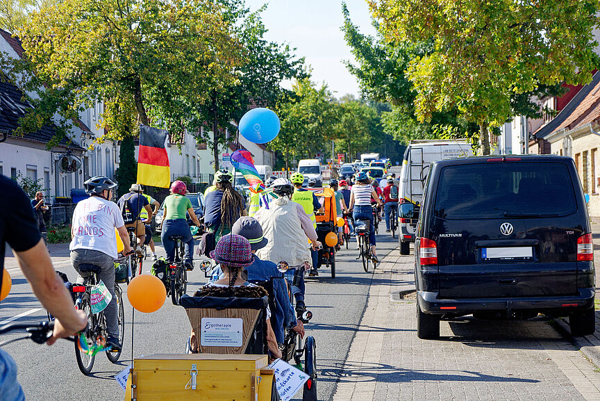 Demonstrationszug in Walsrode Demonstrationszug in Walsrode