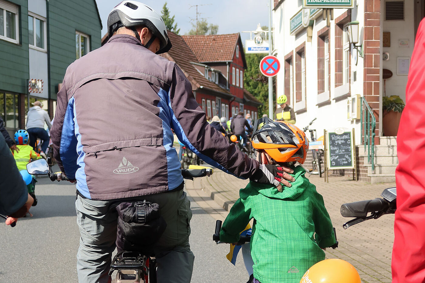 Bergan ist schon mal Unterstützung notwendig